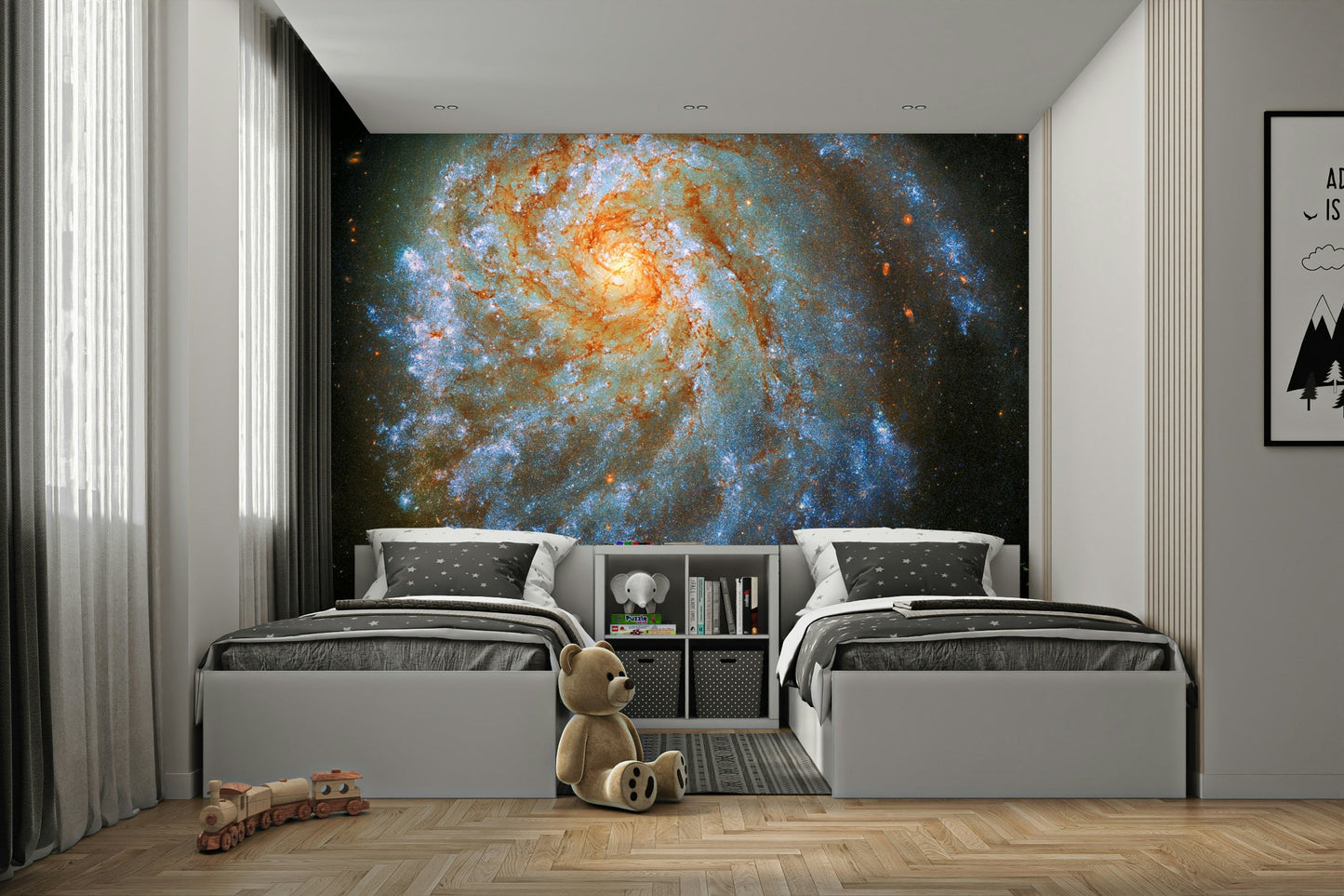 The galaxy is a central focus of the image. GD3575

