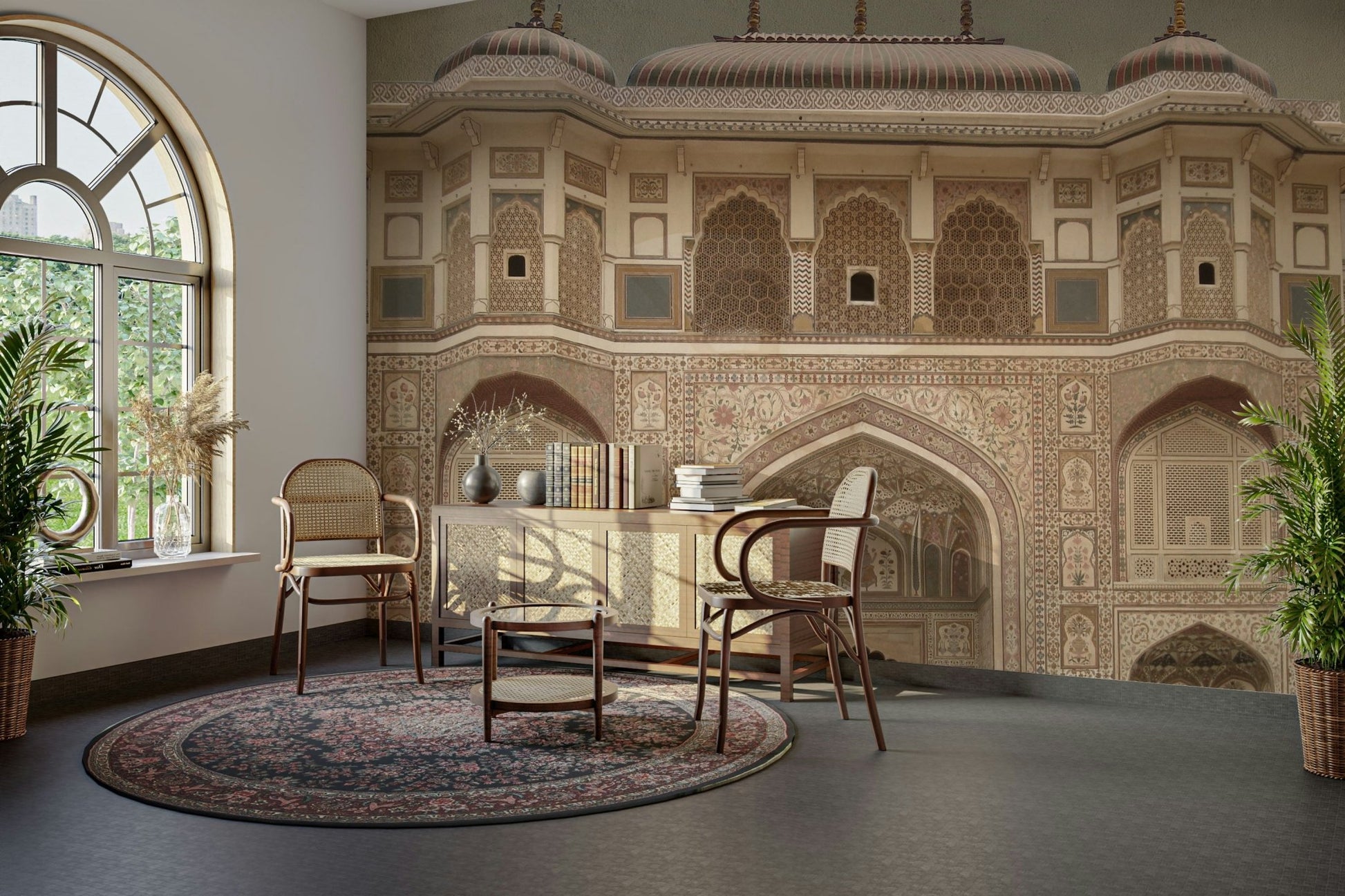 The design has a beautiful, artistic aesthetic.

