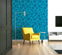 Elegant wall mural with floral pattern
