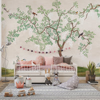 Japanese Garden Birds Wallpaper Murals - Giffywalls B170