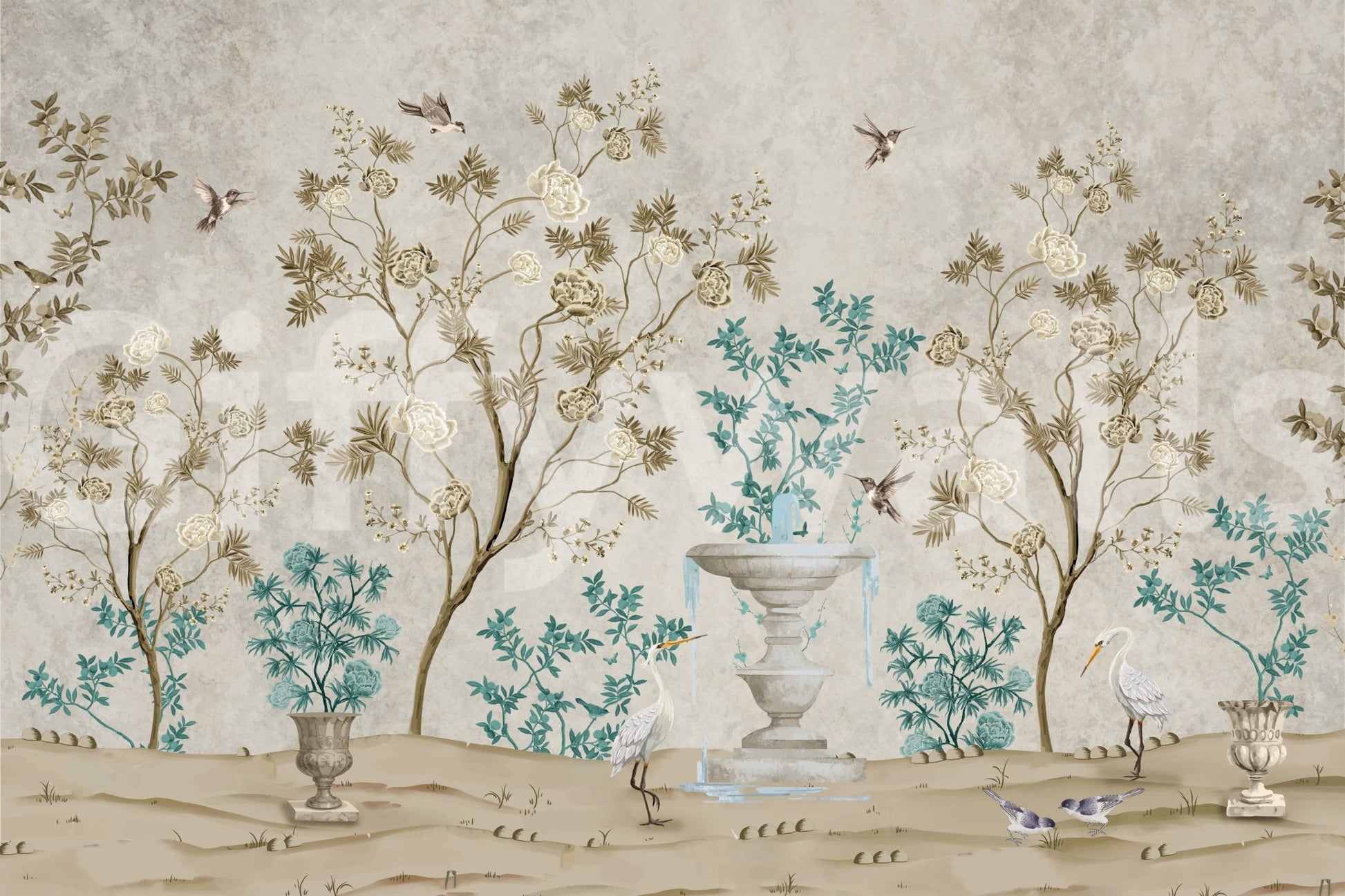 The design has a gentle and enchanting aesthetic.