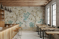 This wallpaper is perfect for a child's room, a nursery, or a creative space.
