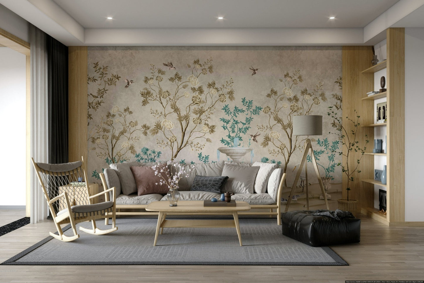 The style is artistic and reminiscent of an illustrated children's book.
