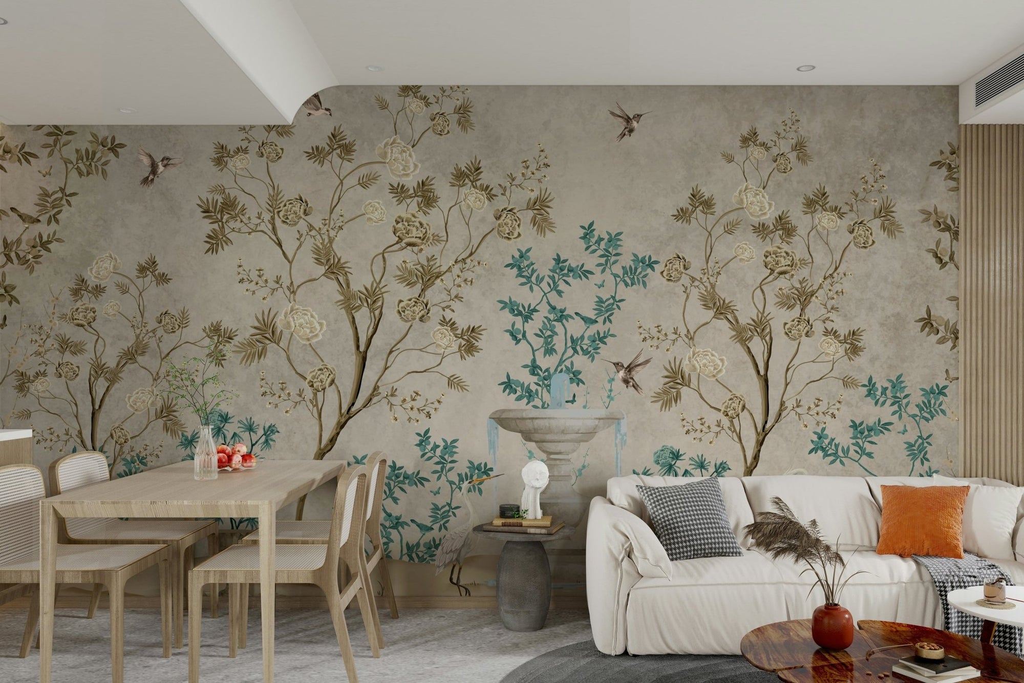 The image features large, stylized flowers with unique shapes and patterns. GD4281

