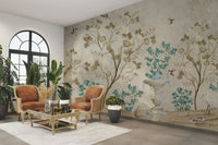 The color palette is light and pastel, with soft pinks, blues, greens, and yellows.
