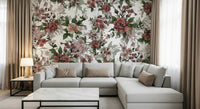 Garden of flowers and beetles Wall Mural