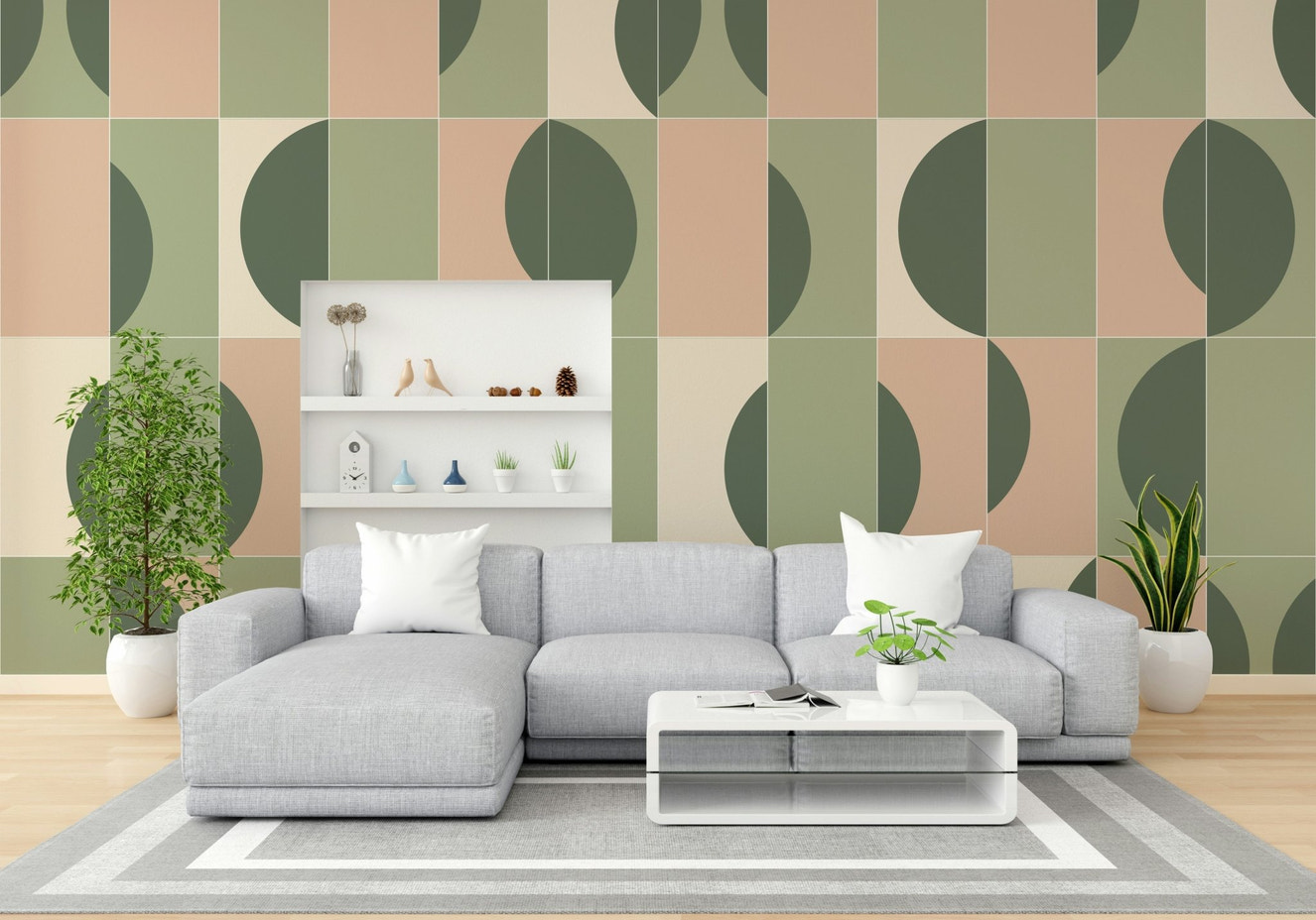 Garden Tiles 02 Wall Mural

