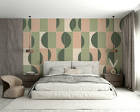 Full view of Garden Tiles 02 wall mural

