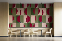 Full view of Garden Tiles 03 mural

