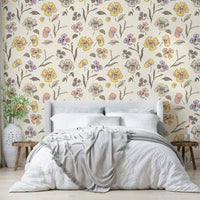 This wallpaper is suitable for a bedroom, a living room, or a serene study.
