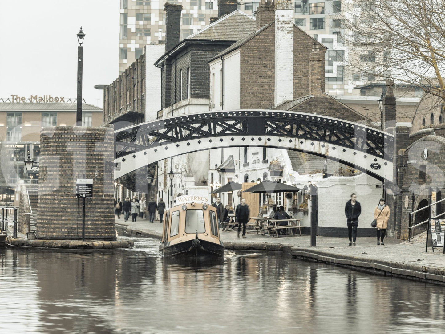 Gas Street Basin View Wall Mural