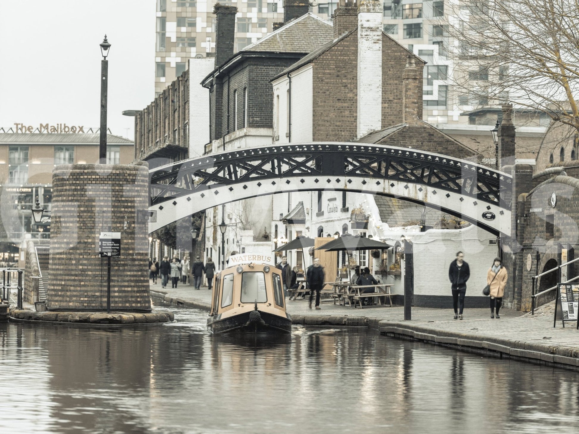 Gas Street Basin View Wall Mural