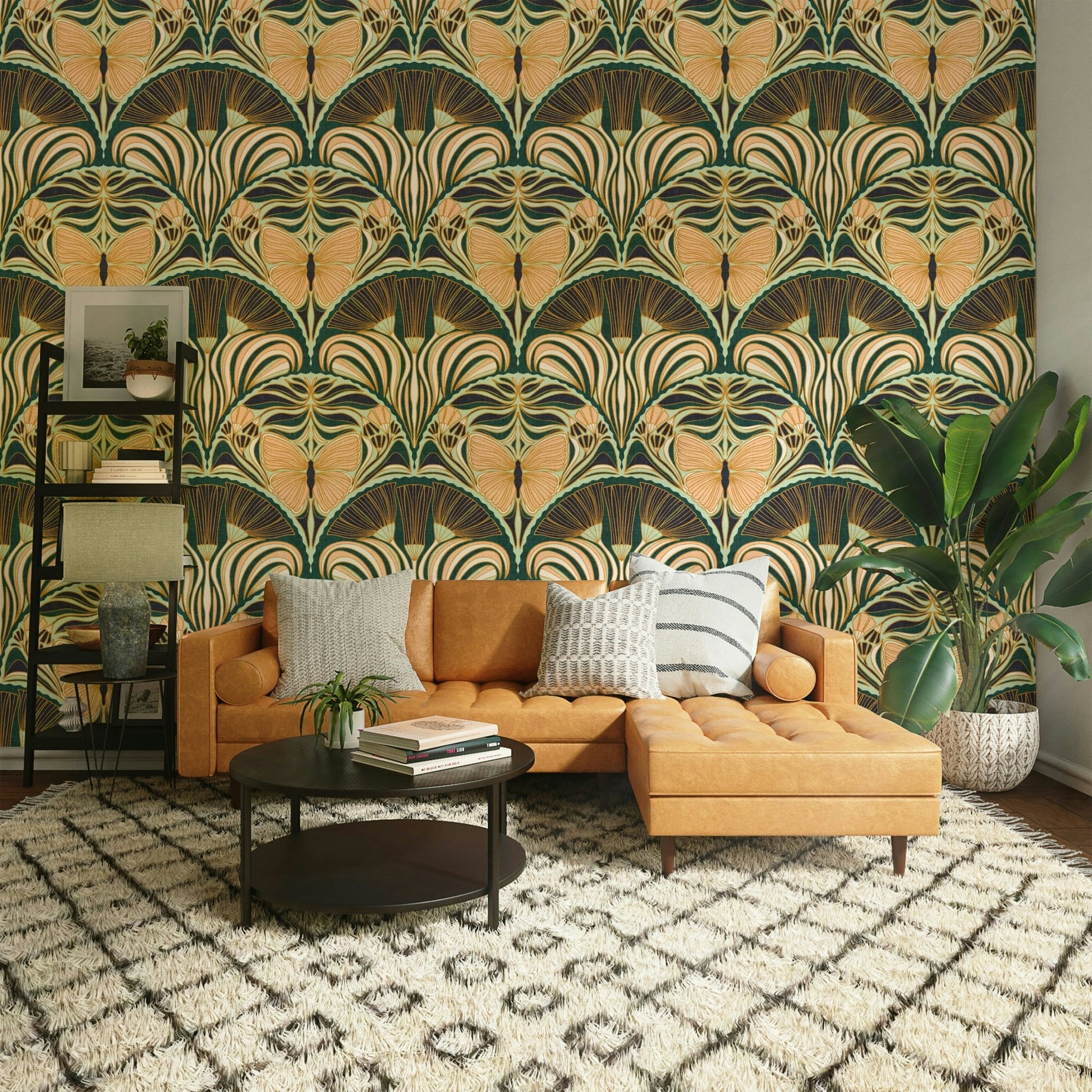 Classic and modern wall mural
