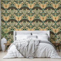 Ornate butterfly wall mural
