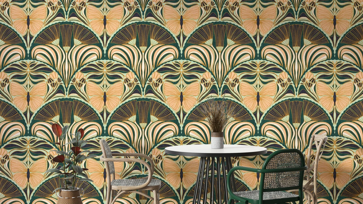 Gatsby Fan Glamour Wallpaper GD743
