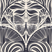 Chic charcoal wall mural GD745
