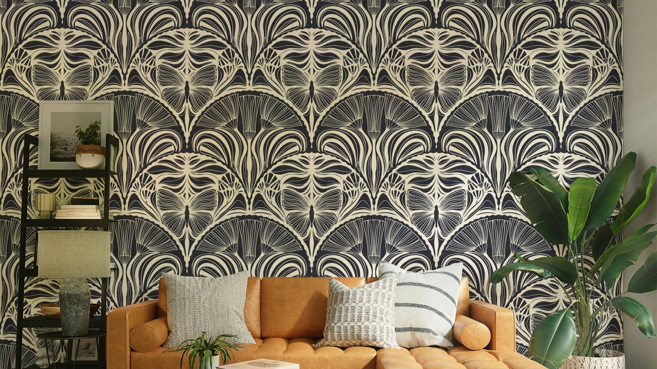 Midnight charcoal wallpaper
