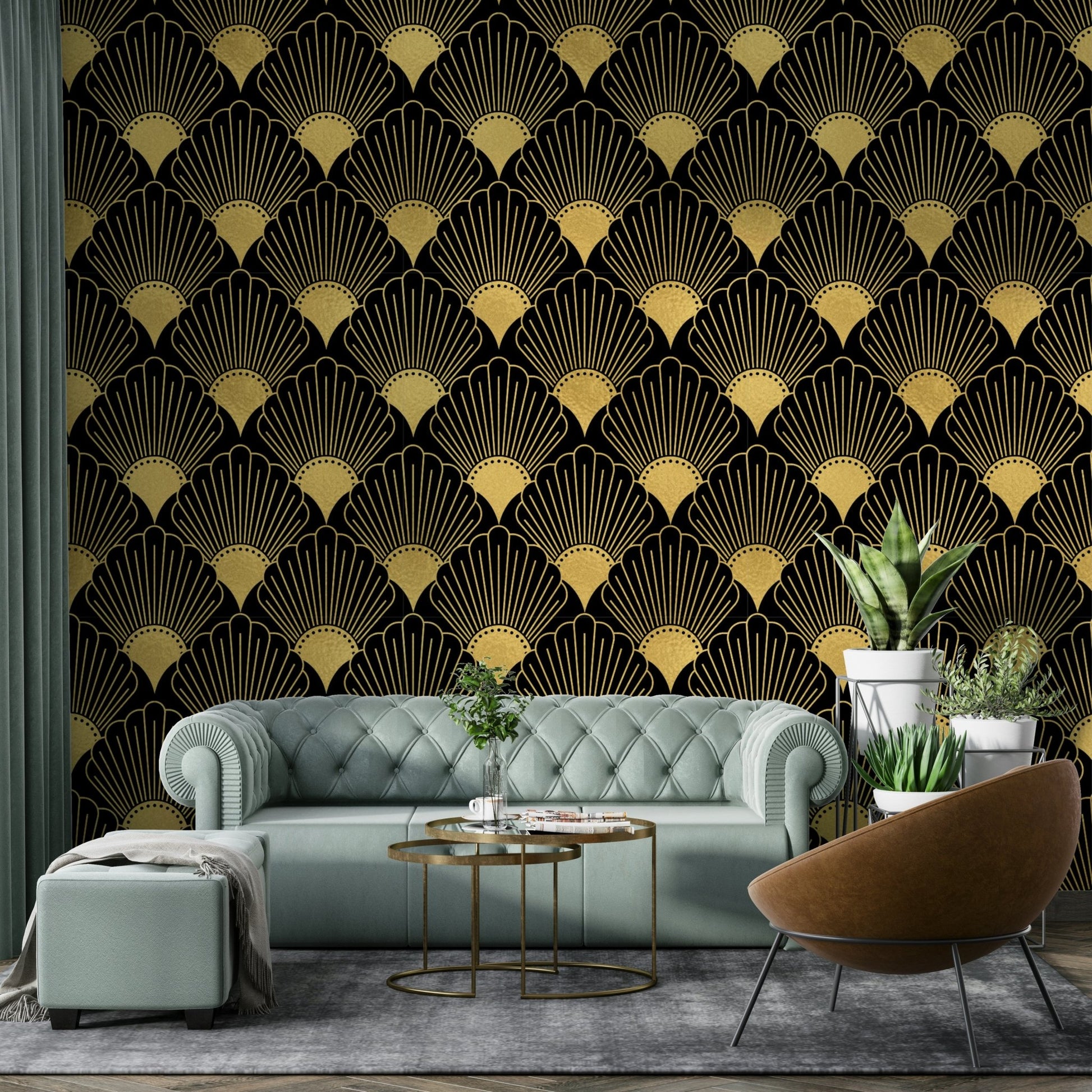 sophisticated gold art for walls

