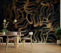 Vibrant greens, blues, yellows, and reds.

