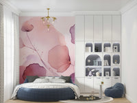 Nursery decor enhanced by the calming Gentle Petal Whispers Wall Mural.