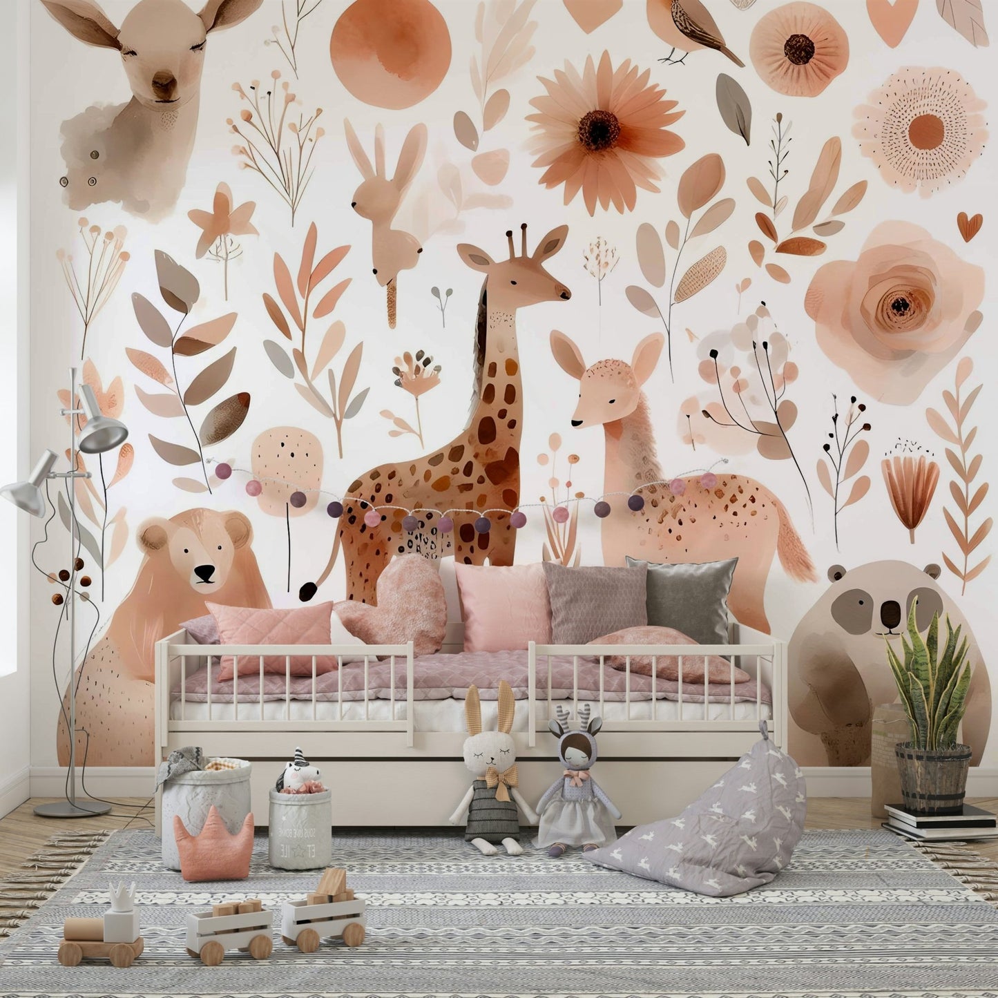 Wild forest design on Gentle Wild Haven Wall Mural., GD1779