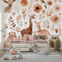 Wild forest design on Gentle Wild Haven Wall Mural., GD1779