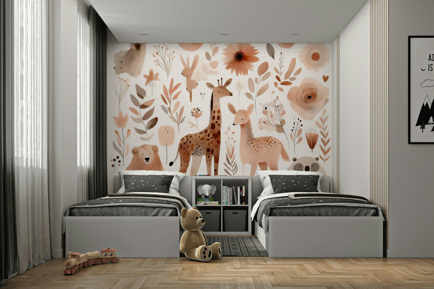 Gentle Wild Haven Wall Mural adding peace to your decor., GD1779