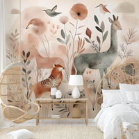 Woodland safari wall art for serene interiors, GD1781