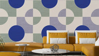 Geometric 01 wallpaper with bold geometric shapes

