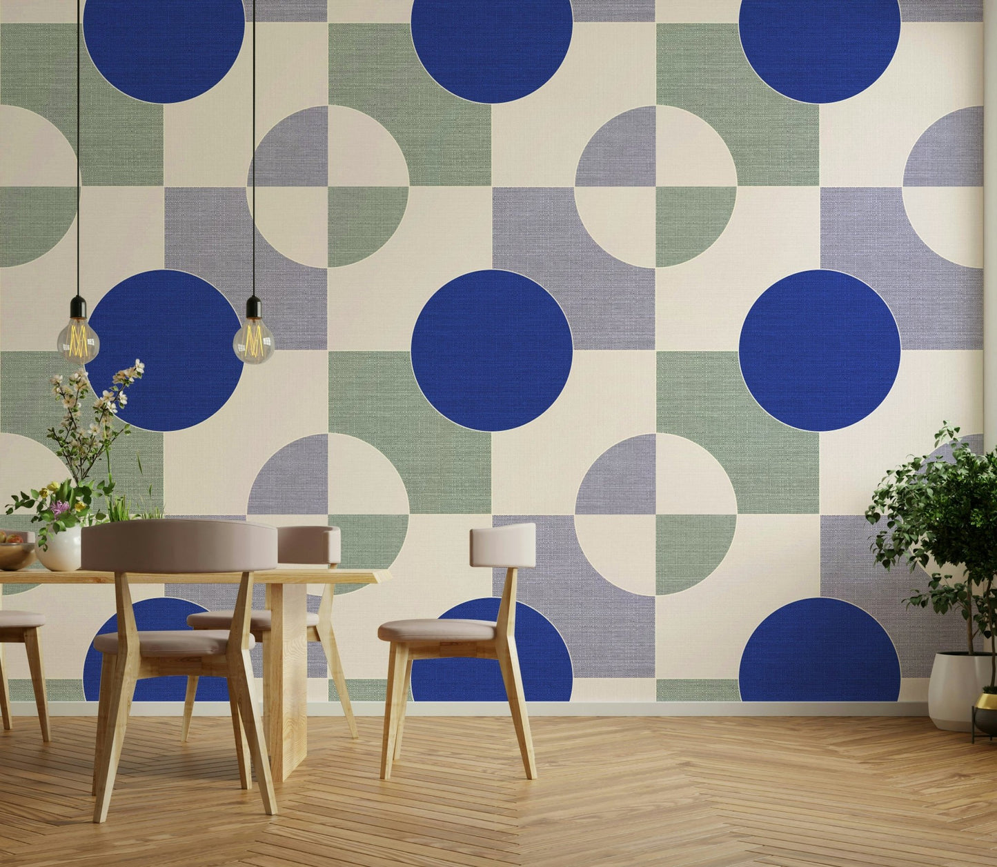 Dynamic Geometric 01 wallpaper for offices and creative spaces


