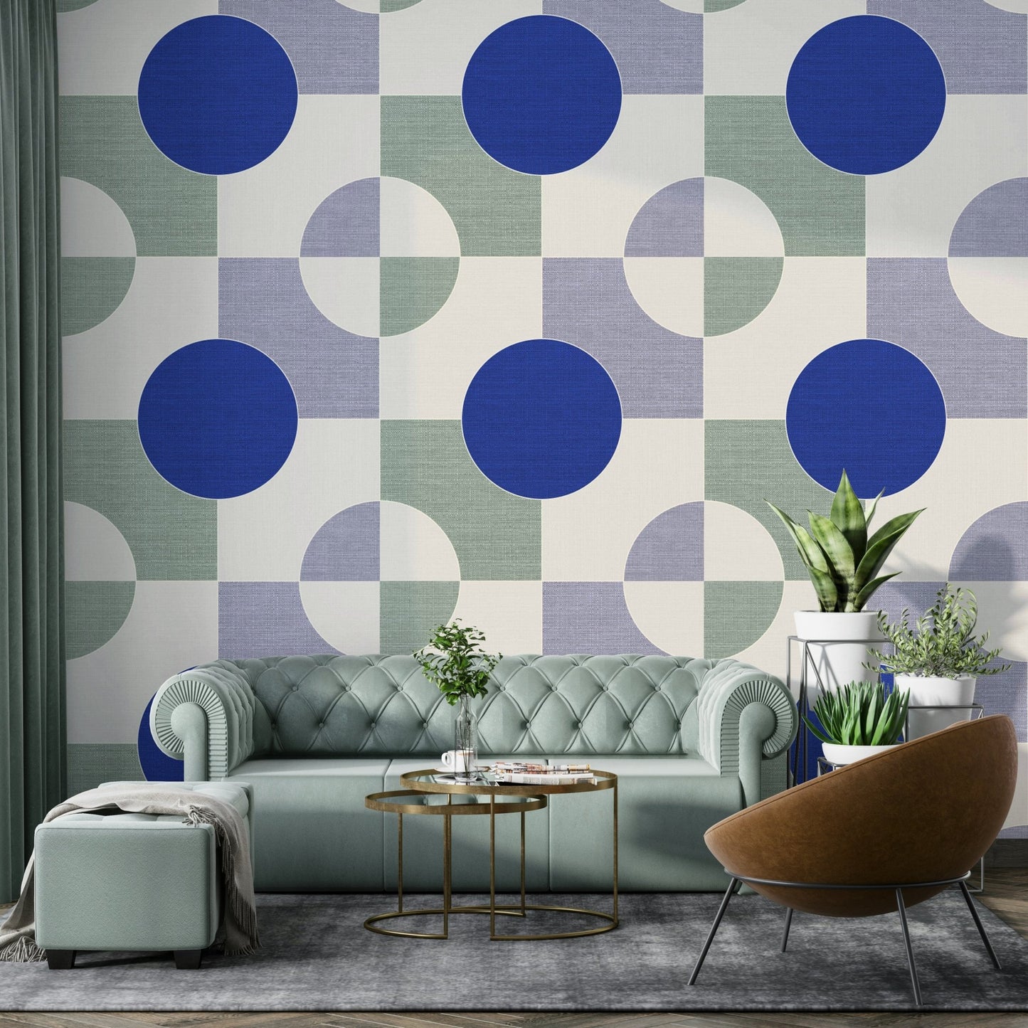 Bold and clean geometric lines in Geometric 01 wallpaper

