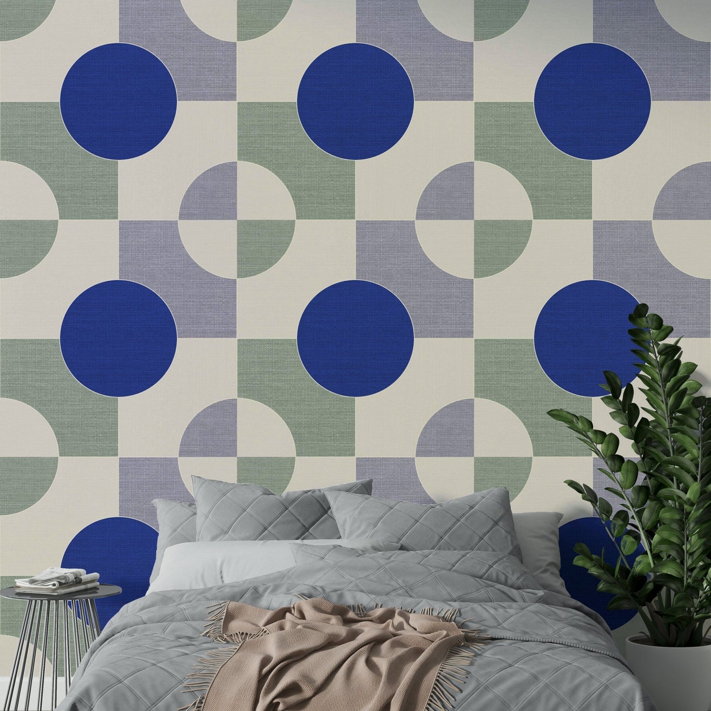 Geometric 01 design for feature walls in modern interiors

