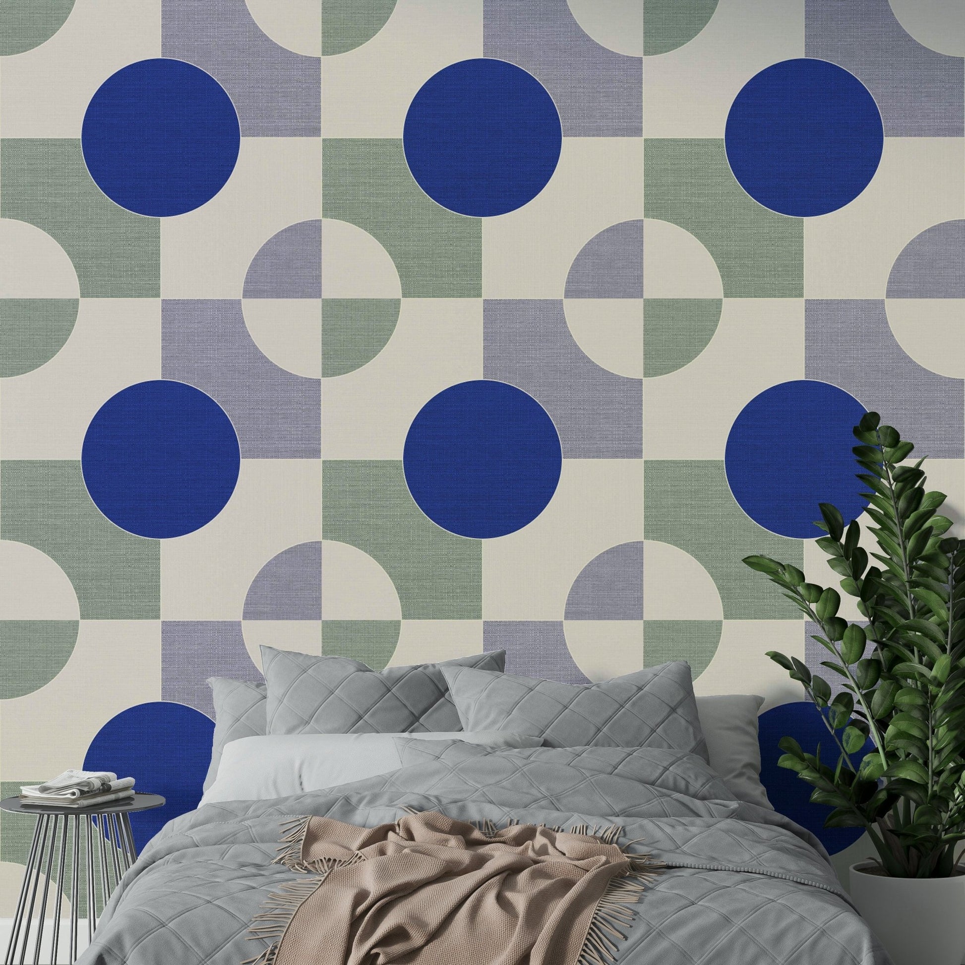 Geometric 01 design for feature walls in modern interiors

