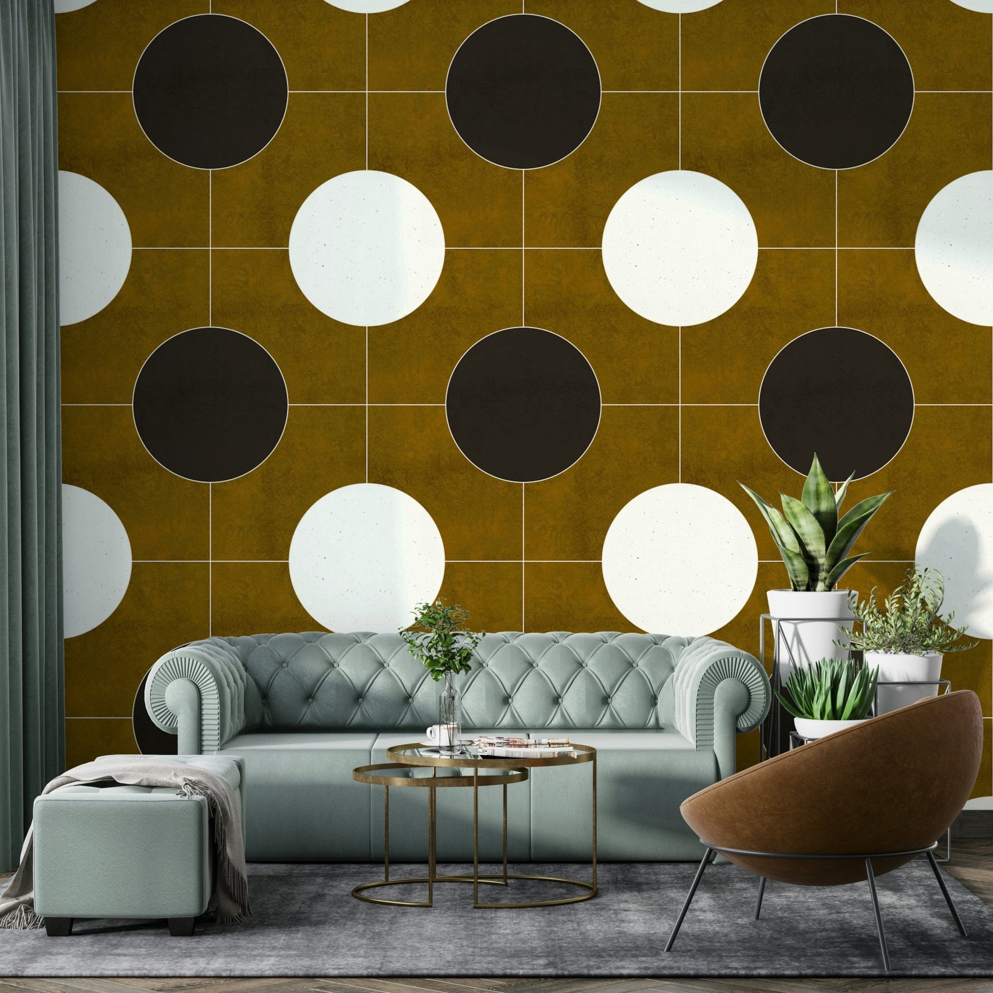 Geometric 02 wallpaper with bold, modern design

