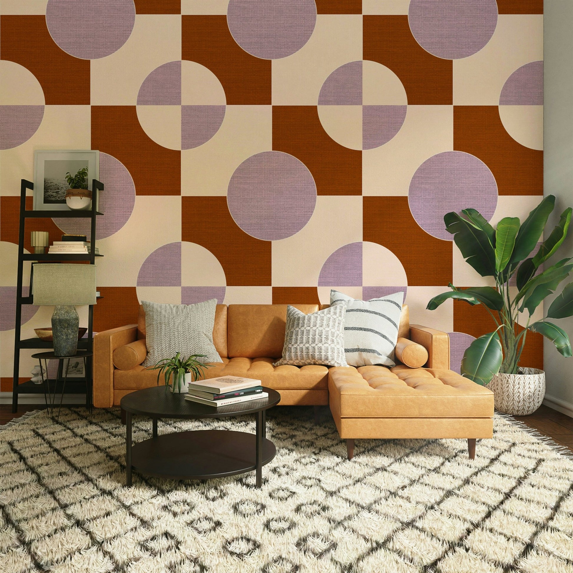 Stylish space featuring Geometric 03 bold pattern

