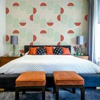 Scandinavian interior with graphic Geometric 07 Wallpaper, GD2125