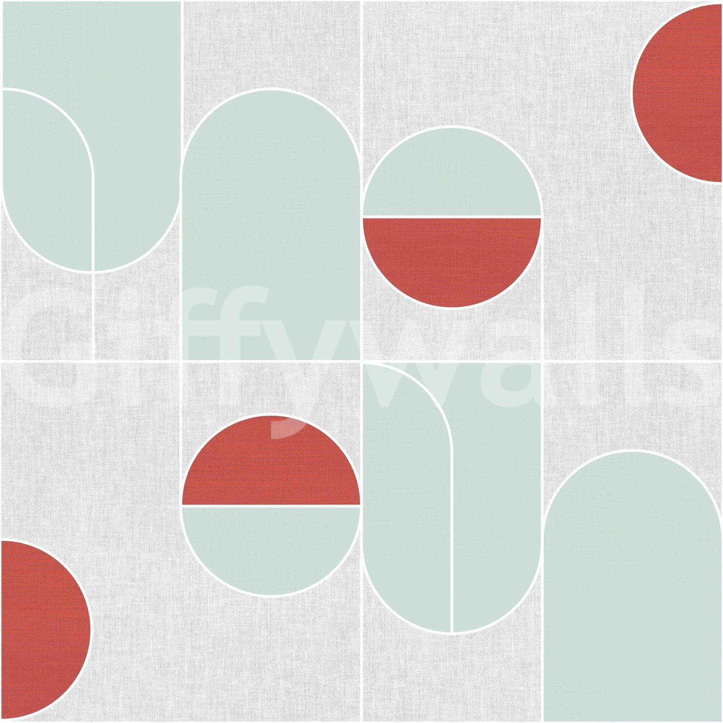 Office accent wall with Geometric 07 modern wallpaper, GD2125