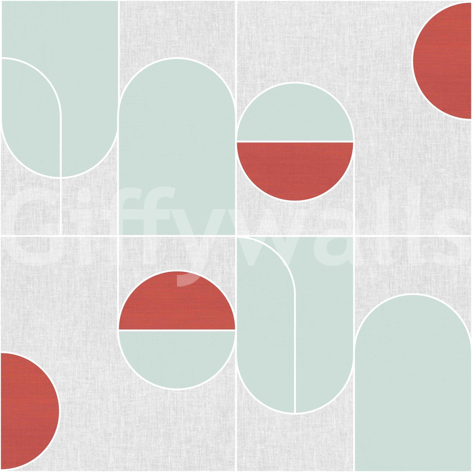 Office accent wall with Geometric 07 modern wallpaper, GD2125