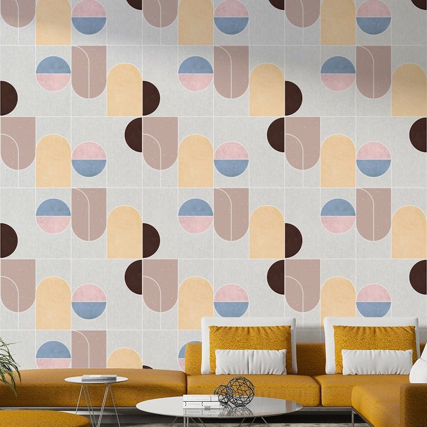 Geometric 08 wallpaper for living rooms and offices

