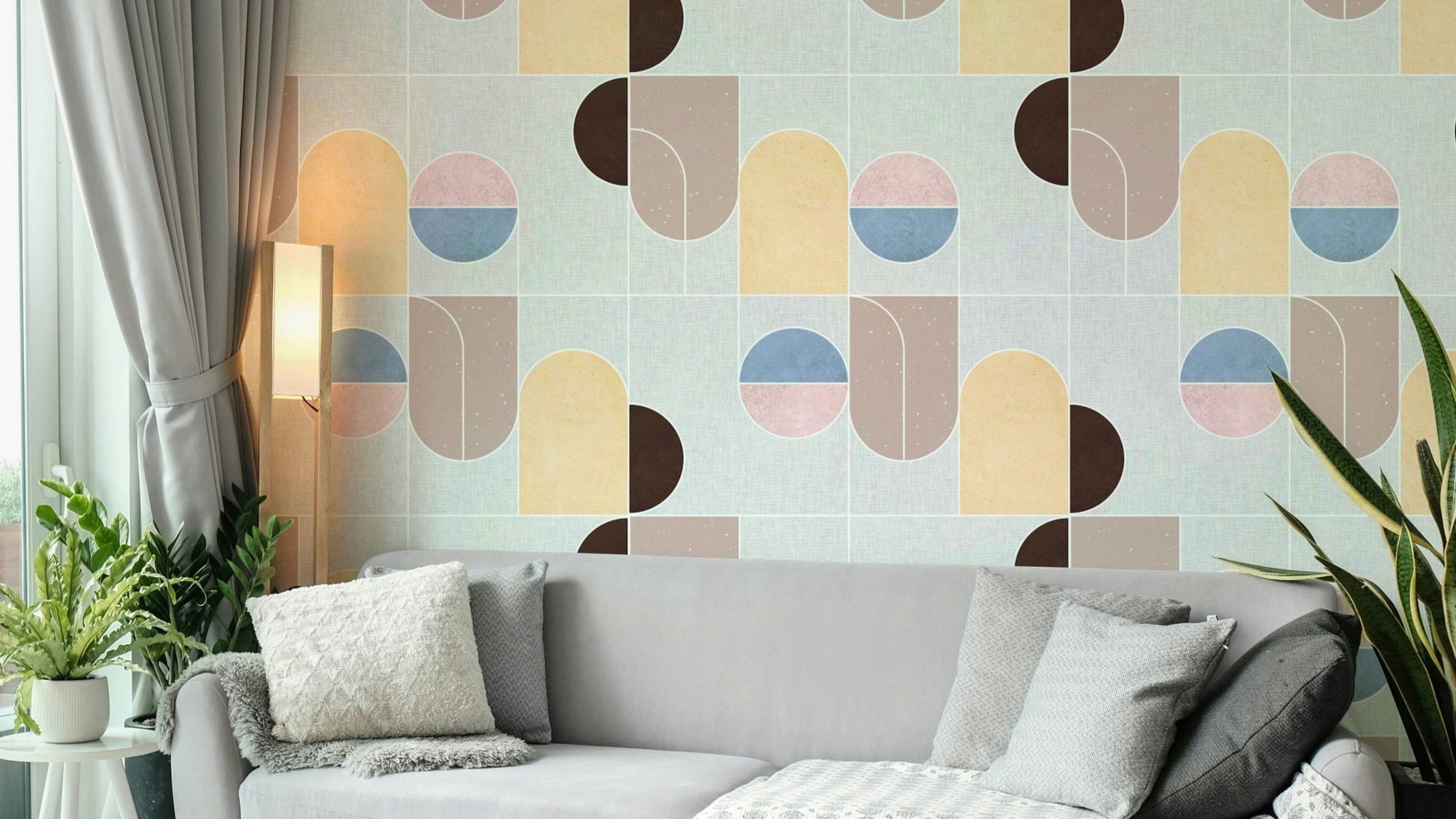 Geometric 08 wallpaper with bold, modern design, GD2236