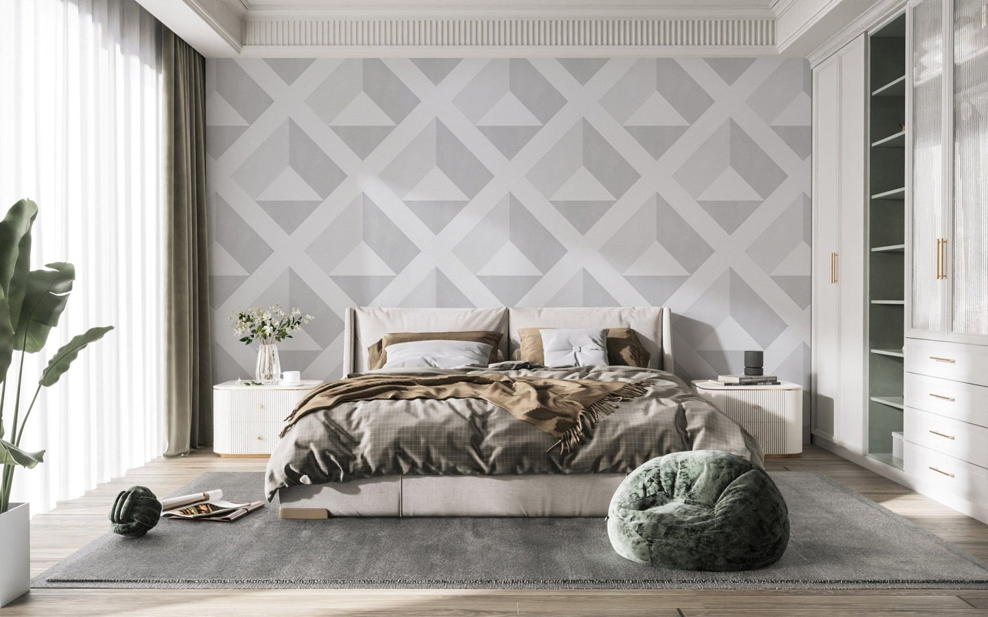 Abstract Geometric 3D Wall Decor
