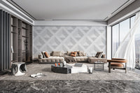 Textured Diamond 3D Effect Wallpaper
