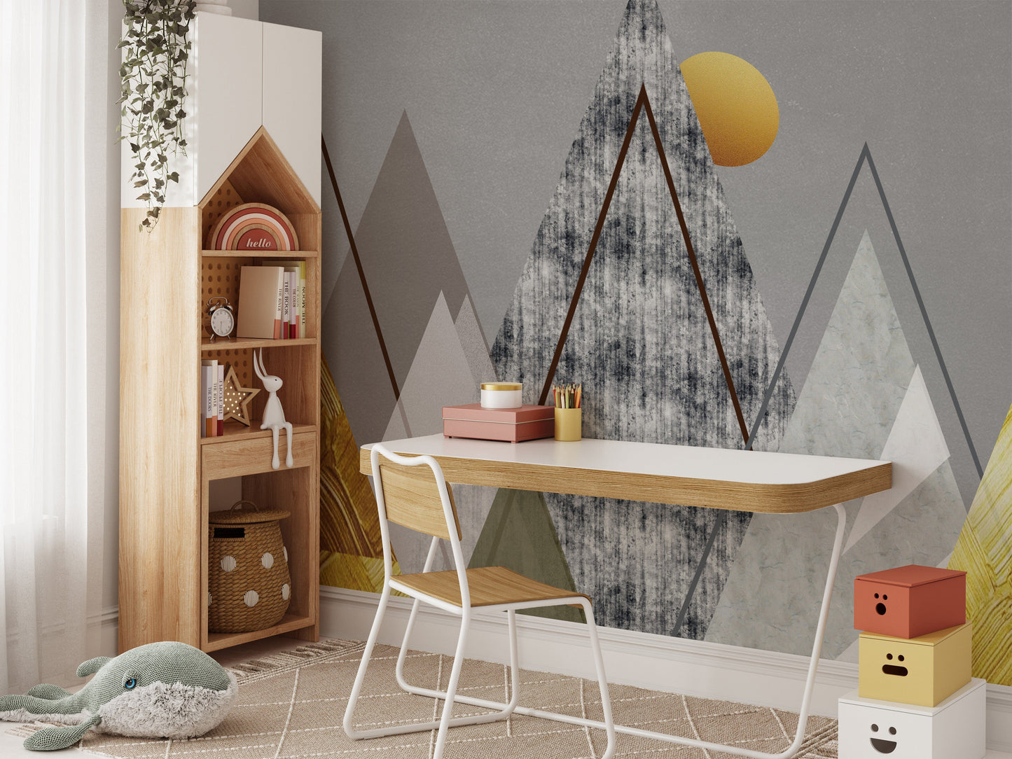 Illustration wallpaper for walls
