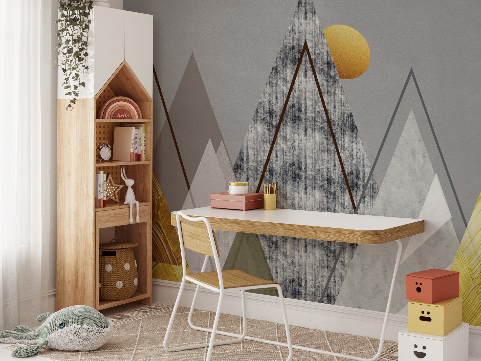 Illustration wallpaper for walls
