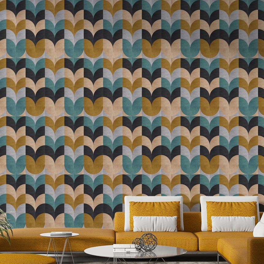 Stylish geometric wall print

