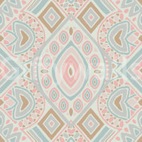 The style is a soft-focus pattern or a patterned design.

