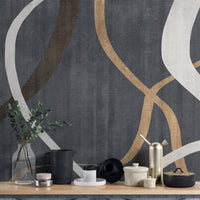 geometric abstract wallpaper D128
