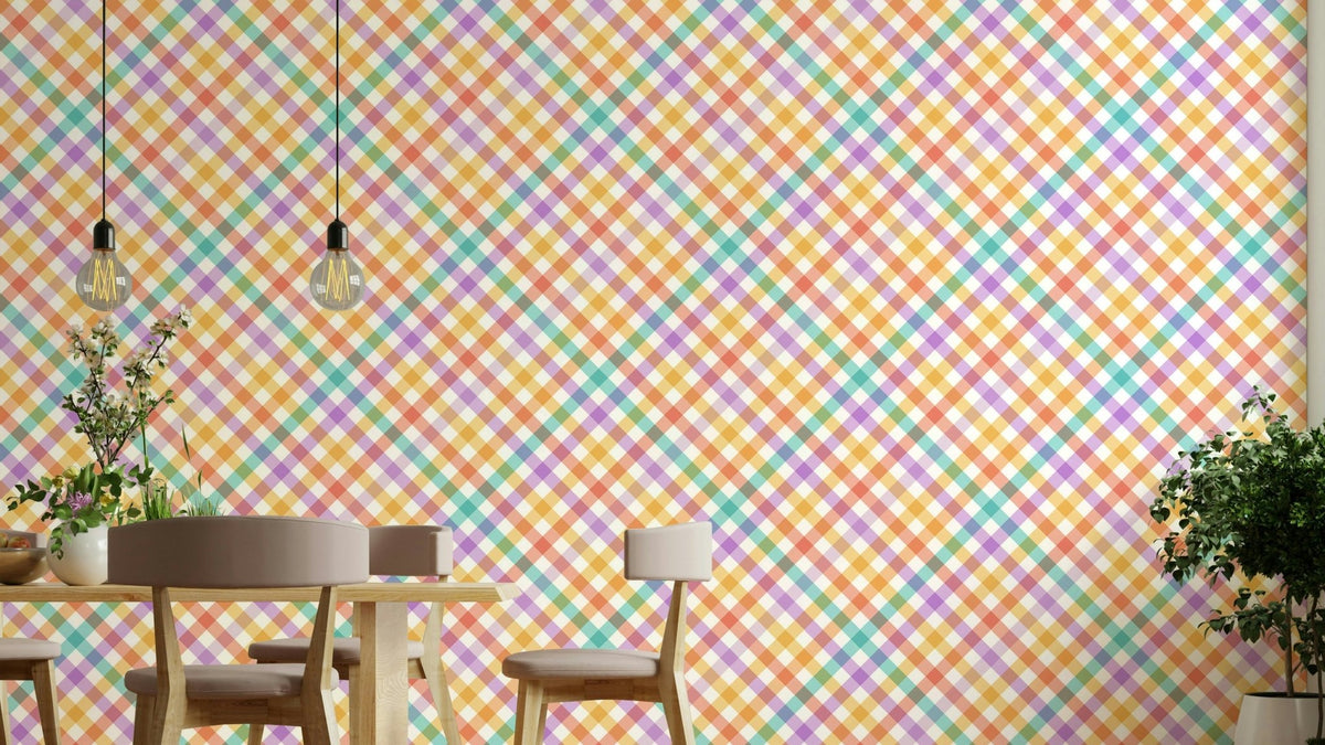 Diagonal stripe wall design, GD867