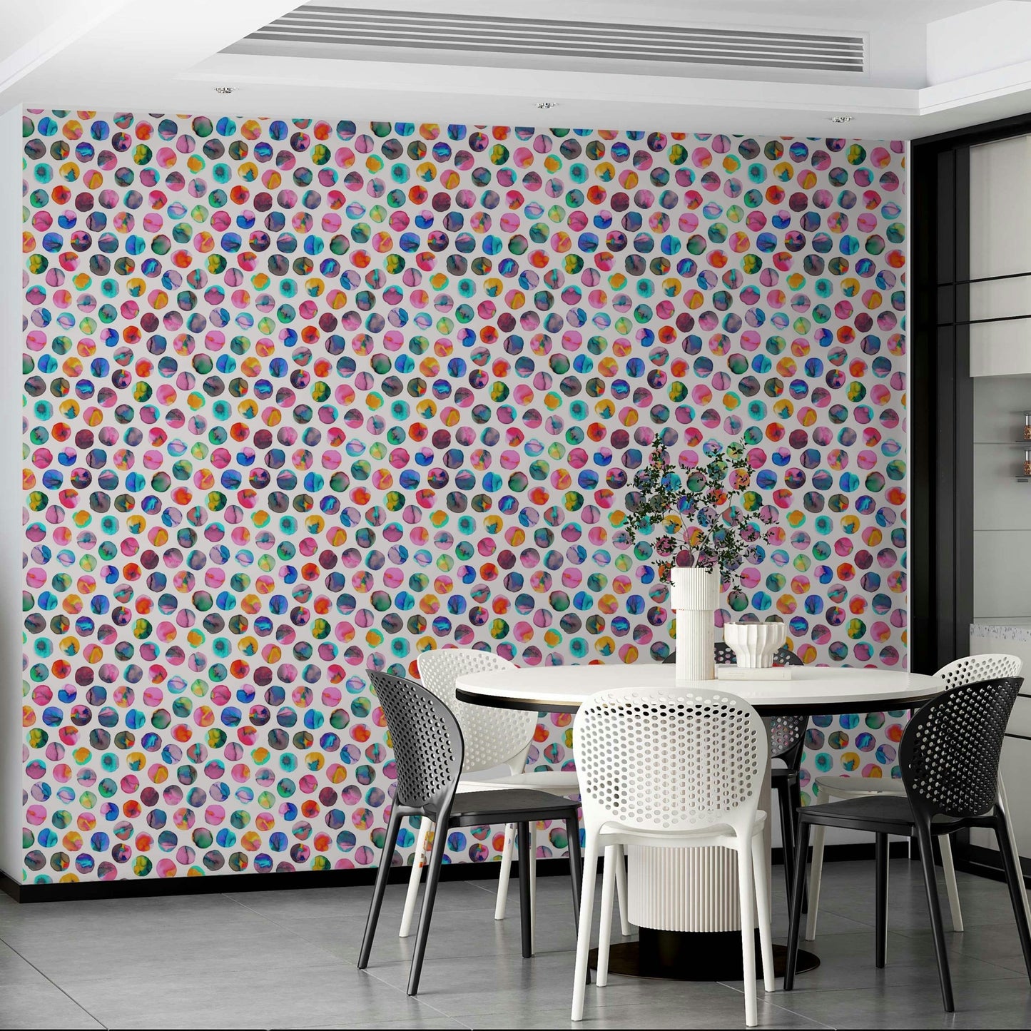 Ink spots wallpaper pattern, GD868