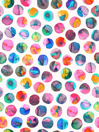 Dotted watercolor wall art, GD868